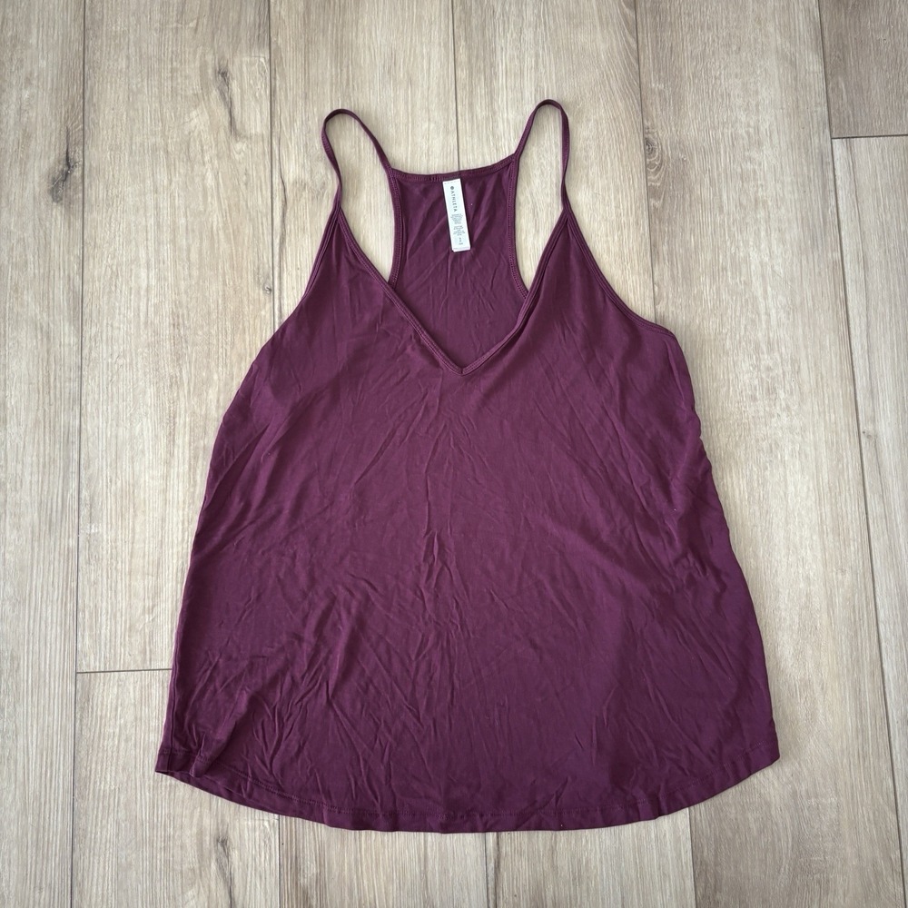 Athleta Nighttime Bliss Sleep Cami Tank Purple Small Soft Tencel Lounge Top